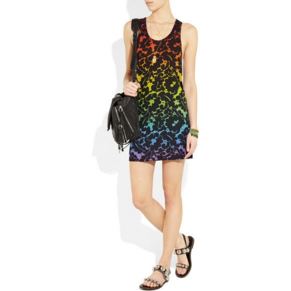 Christopher Kane Rainbow Racer Back Dress - Picture 2 of 7